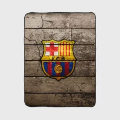 Unique Playing Style Club FC Barcelona Fleece Blanket 1