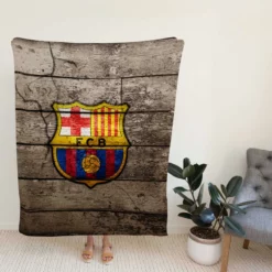 Unique Playing Style Club FC Barcelona Fleece Blanket