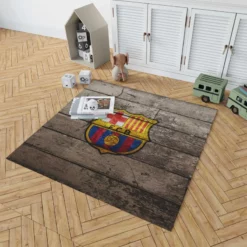 Unique Playing Style Club FC Barcelona Rug 1