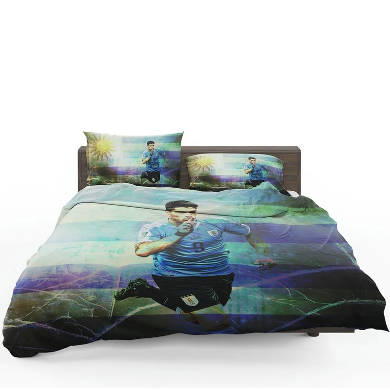 Uruguayan professional football Player Luis Suarez Bedding Set