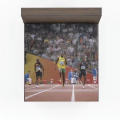 Usain Bolt Jamaican Greatest Sprinter Fitted Sheet