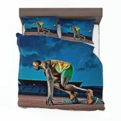 Usain Bolt Olympic Gold Medalist Bedding Set 1