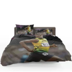 Usain Bolt Successful Sprinter Bedding Set