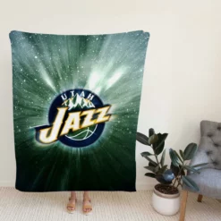 Utah Jazz American Basketball Team Fleece Blanket