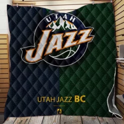 Utah Jazz Logo Quilt Blanket