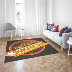 Vancouver Canucks Logo Rug 2