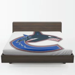 Vancouver Canucks Professional Ice Hockey Fitted Sheet 1