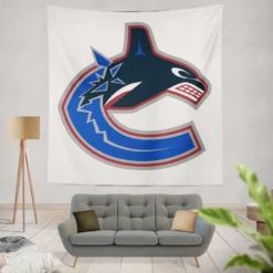 Vancouver Canucks Professional Ice Hockey Tapestry