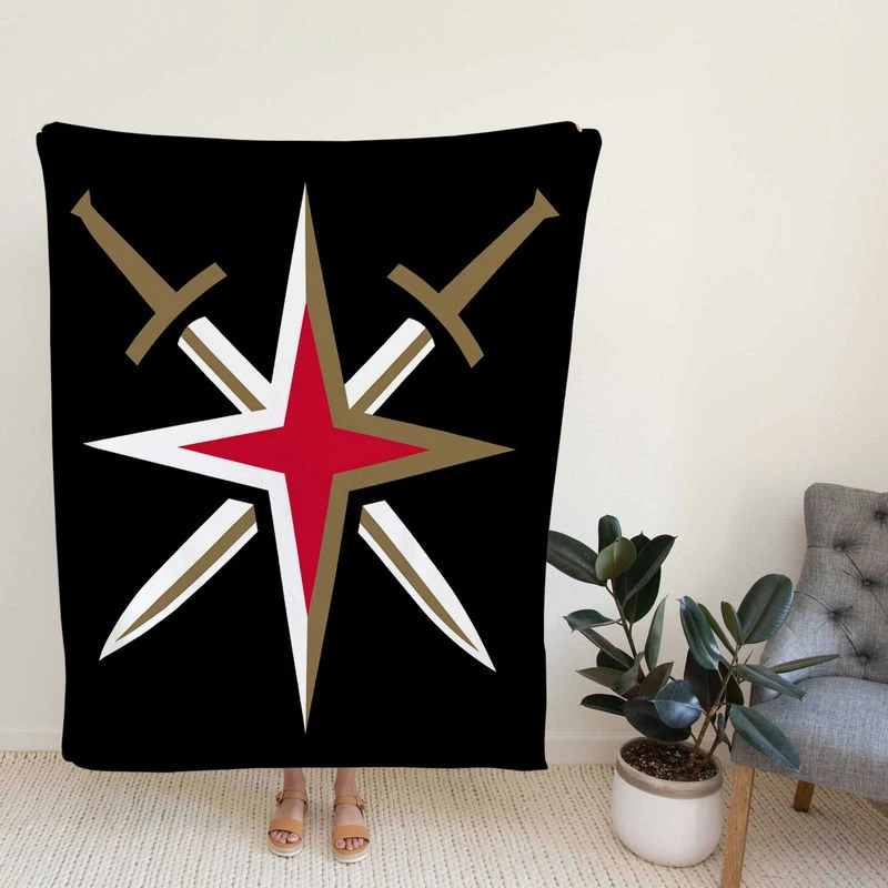 Vegas Golden Knights Excellent NHL Team Fleece Blanket