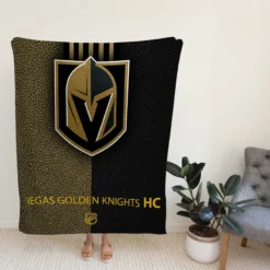 Vegas Golden Knights Professional Ice Hockey Team Fleece Blanket
