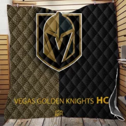 Vegas Golden Knights Professional Ice Hockey Team Quilt Blanket