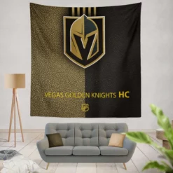 Vegas Golden Knights Professional Ice Hockey Team Tapestry