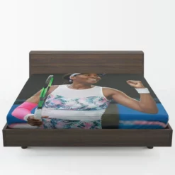 Venus Williams American Professional Tennis Player Fitted Sheet 1