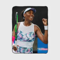 Venus Williams American Professional Tennis Player Fleece Blanket 1