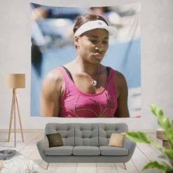 Venus Williams Excellent Tennis Player Tapestry