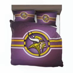 Vikings Energetic NFL American Football Club Bedding Set 1