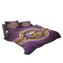 Vikings Energetic NFL American Football Club Bedding Set 2