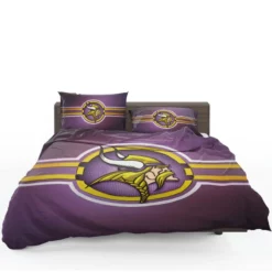 Vikings Energetic NFL American Football Club Bedding Set
