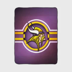 Vikings Energetic NFL American Football Club Fleece Blanket 1