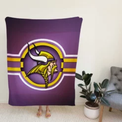 Vikings Energetic NFL American Football Club Fleece Blanket