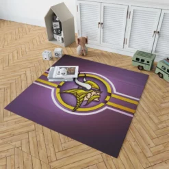 Vikings Energetic NFL American Football Club Rug 1