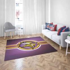 Vikings Energetic NFL American Football Club Rug 2