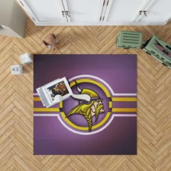 Vikings Energetic NFL American Football Club Rug