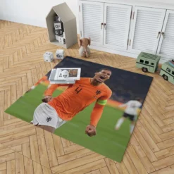 Virgil van Dijk  Netherlands Soccer Captain Rug 1