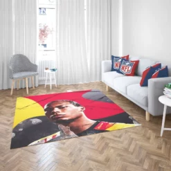 Virgil van Dijk Popular Soccer Player Rug 2