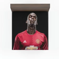 Vivacious United Football Player Paul Pogba Fitted Sheet