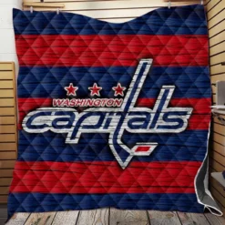 Washington Capitals NHL Logo Quilt Blanket