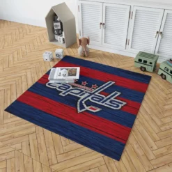 Washington Capitals NHL Logo Rug 1