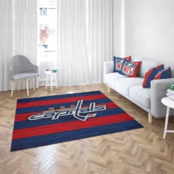 Washington Capitals NHL Logo Rug 2