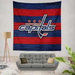 Washington Capitals NHL Logo Tapestry