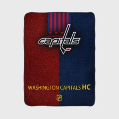 Washington Capitals Stanley Cup NHL Fleece Blanket 1