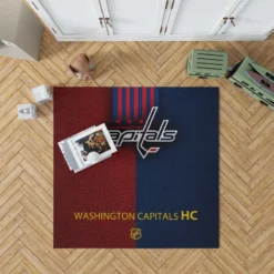 Washington Capitals Stanley Cup NHL Rug
