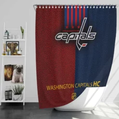 Washington Capitals Stanley Cup NHL Shower Curtain