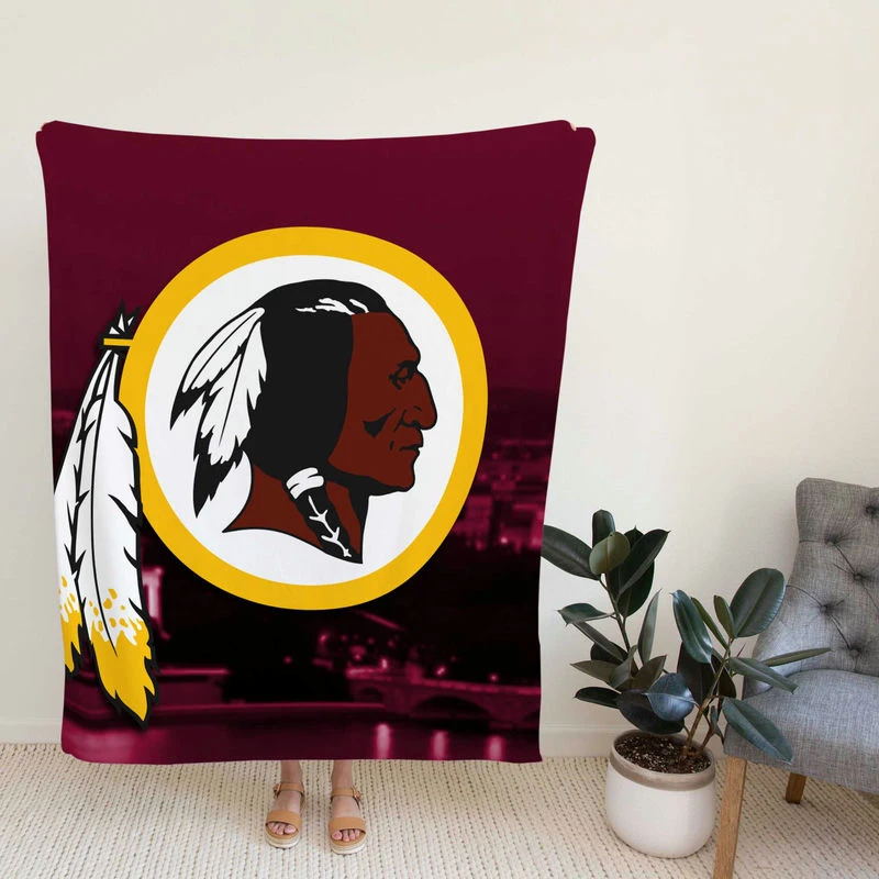 Washington Redskins Awarded American Football Club Fleece Blanket