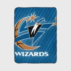 Washington Wizards Club Logo Fleece Blanket 1