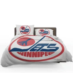 Winnipeg Jets NHL Club Logo Bedding Set