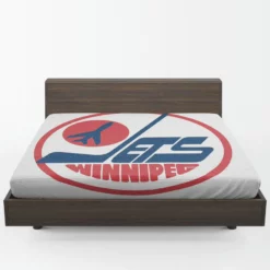 Winnipeg Jets NHL Club Logo Fitted Sheet 1