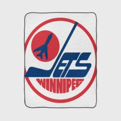 Winnipeg Jets NHL Club Logo Fleece Blanket 1