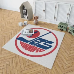 Winnipeg Jets NHL Club Logo Rug 1