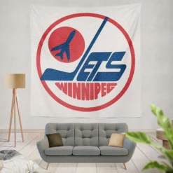 Winnipeg Jets NHL Club Logo Tapestry