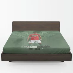 World Cup Portugal Player Cristiano Ronaldo Fitted Sheet 1