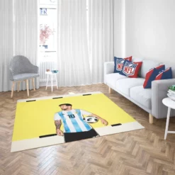 World Cup Winning Captain Lionel Messi Rug 2