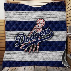World Series MLB Baseball Club Los Angeles Dodgers Quilt Blanket