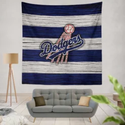 World Series MLB Baseball Club Los Angeles Dodgers Tapestry