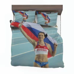 Yelena Isinbayeva Russian Athlete Bedding Set 1