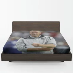 Zinedine Zidane Competitive Football Fitted Sheet 1